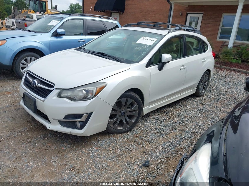 2015 Subaru Impreza VIN JF1GPAU65F8248761 IAAI salvage auction — REPOSSESSION, Clear-Dealer Only (North Carolina), sold $25 on 2026-07-27 (photo 2)
