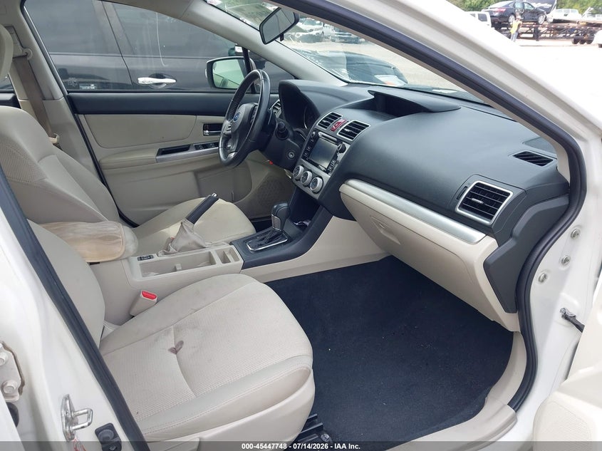 2015 Subaru Impreza VIN JF1GPAU65F8248761 IAAI salvage auction — REPOSSESSION, Clear-Dealer Only (North Carolina), sold $25 on 2026-07-27 (photo 5)