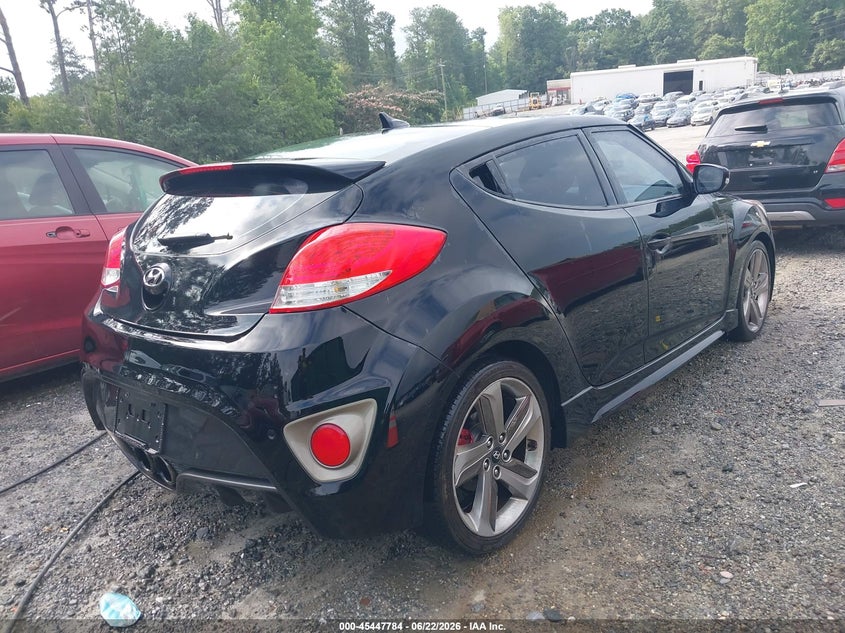 2013 Hyundai Veloster VIN KMHTC6AE2DU118434 IAAI salvage auction — NORMAL WEAR, Repossession Paperwork (Georgia), sold $1,100 on 2026-07-07 (photo 4)