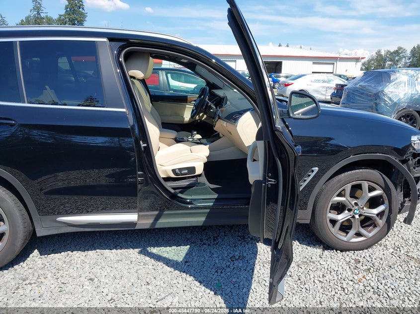 2022 BMW X3 VIN 5UX53DP03N9J53760 IAAI salvage auction — RIGHT FRONT, Bill Of Sale (Washington), sold $12,200 on 2026-07-22 (photo 5)