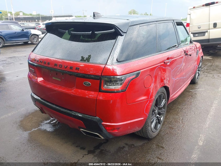 2020 Land rover Range rover sport VIN SALWS2RUXLA701528 IAAI salvage auction — SIDE, Salvage (New Jersey), sold $9,600 on 2026-07-27 (photo 4)