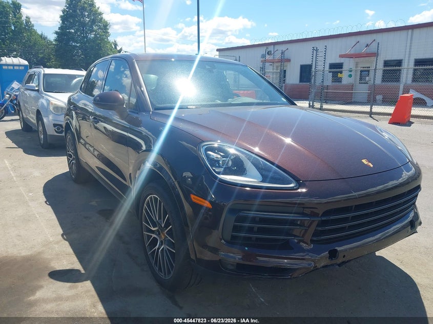 2023 Porsche Cayenne VIN WP1AA2AY4PDA03647 IAAI salvage auction — SIDE, Salvage Title, sold $23,200 on 2026-08-14 (photo 1)