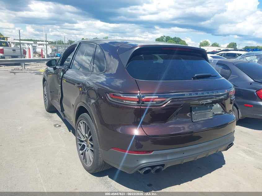 2023 Porsche Cayenne VIN WP1AA2AY4PDA03647 IAAI salvage auction — SIDE, Salvage Title, sold $23,200 on 2026-08-14 (photo 3)