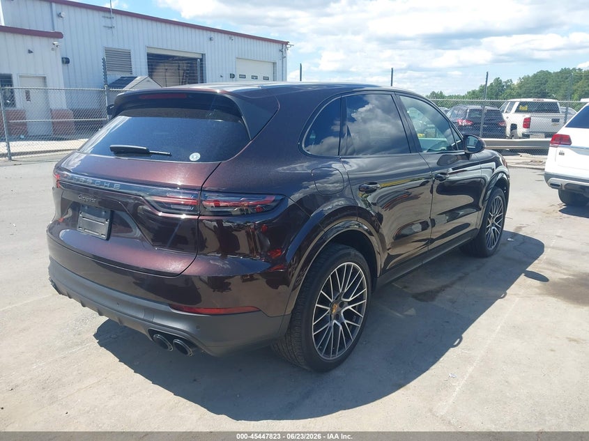 2023 Porsche Cayenne VIN WP1AA2AY4PDA03647 IAAI salvage auction — SIDE, Salvage Title, sold $23,200 on 2026-08-14 (photo 4)