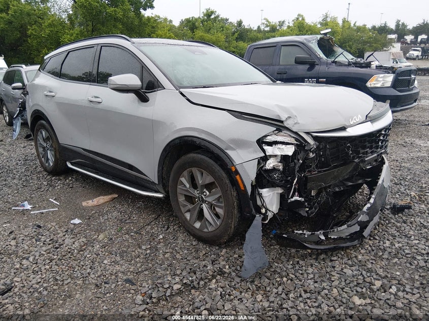 2023 Kia Sportage VIN 5XYK43AF5PG129146 IAAI salvage auction — FRONT END, Salvage (Tennessee), sold $10,100 on 2026-07-16 (photo 1)