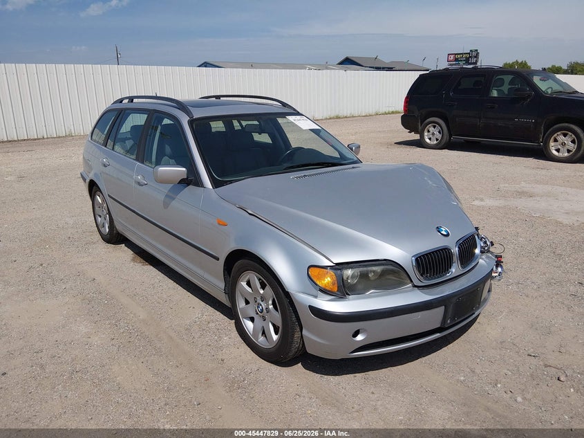 2002 BMW 3 series VIN WBAEN33412PC10981 IAAI salvage auction — LEFT FRONT, Salvage (Texas), sold $350 on 2026-07-29 (photo 1)