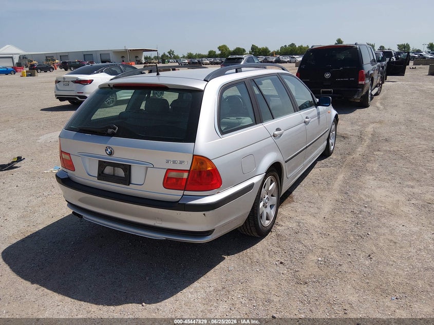2002 BMW 3 series VIN WBAEN33412PC10981 IAAI salvage auction — LEFT FRONT, Salvage (Texas), sold $350 on 2026-07-29 (photo 4)