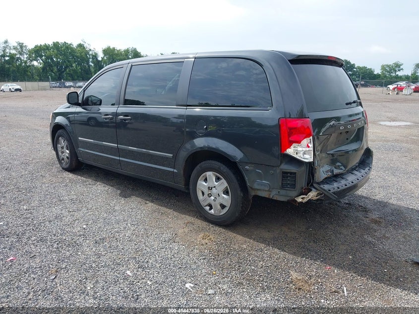 2012 Dodge Caravan VIN 2C4RDGBG7CR199010 IAAI salvage auction — REAR END, Salvage (Ohio), sold $475 on 2026-08-01 (photo 3)