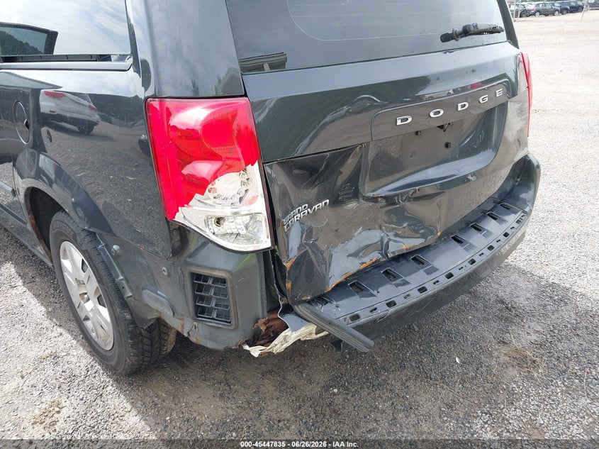 2012 Dodge Caravan VIN 2C4RDGBG7CR199010 IAAI salvage auction — REAR END, Salvage (Ohio), sold $475 on 2026-08-01 (photo 6)