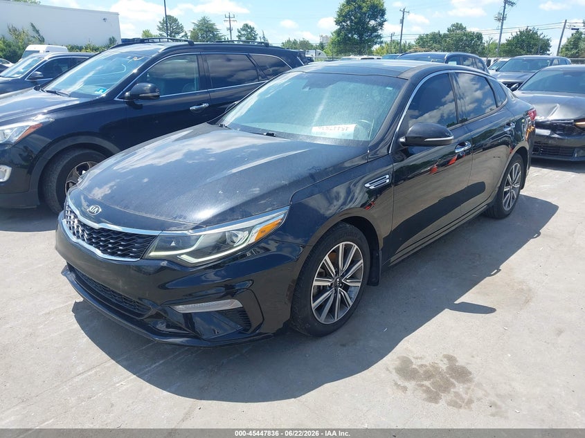 2019 Kia Optima VIN 5XXGT4L33KG332759 IAAI salvage auction — FRONT END, Salvage (North Carolina), sold $1,850 on 2026-07-10 (photo 2)