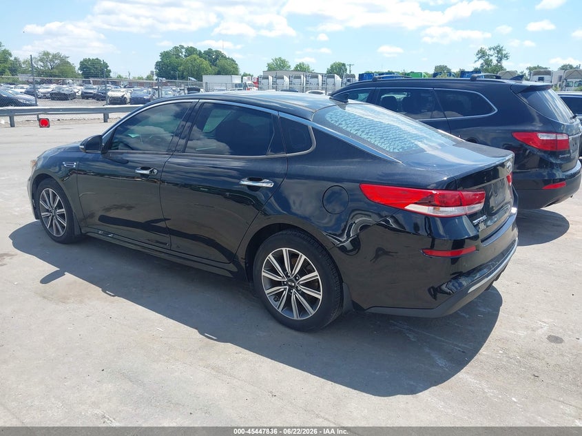 2019 Kia Optima VIN 5XXGT4L33KG332759 IAAI salvage auction — FRONT END, Salvage (North Carolina), sold $1,850 on 2026-07-10 (photo 3)