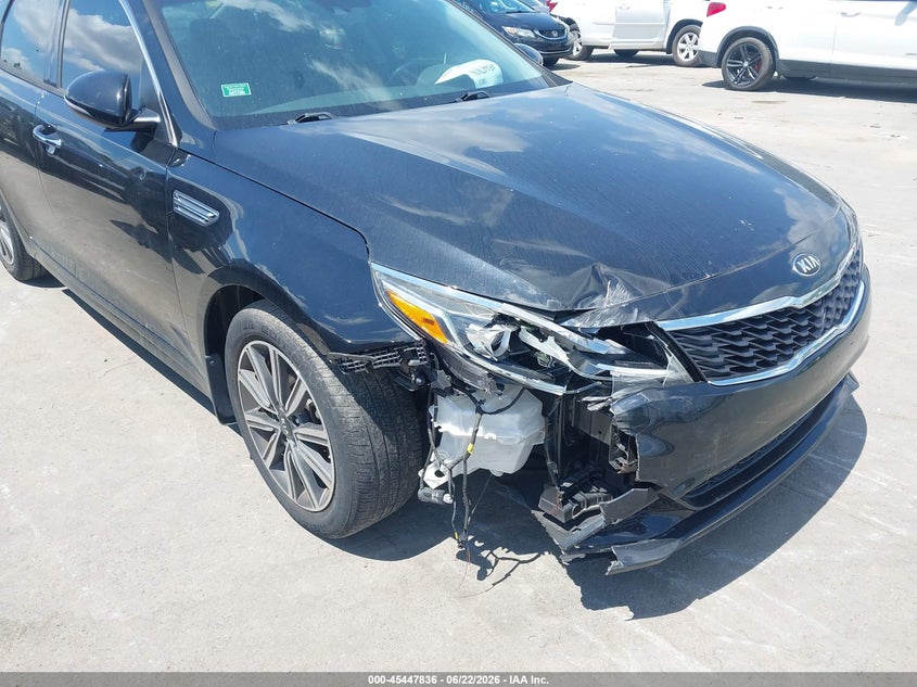 2019 Kia Optima VIN 5XXGT4L33KG332759 IAAI salvage auction — FRONT END, Salvage (North Carolina), sold $1,850 on 2026-07-10 (photo 6)