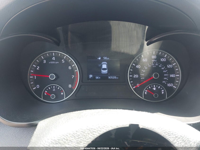 2019 Kia Optima VIN 5XXGT4L33KG332759 IAAI salvage auction — FRONT END, Salvage (North Carolina), sold $1,850 on 2026-07-10 (photo 7)