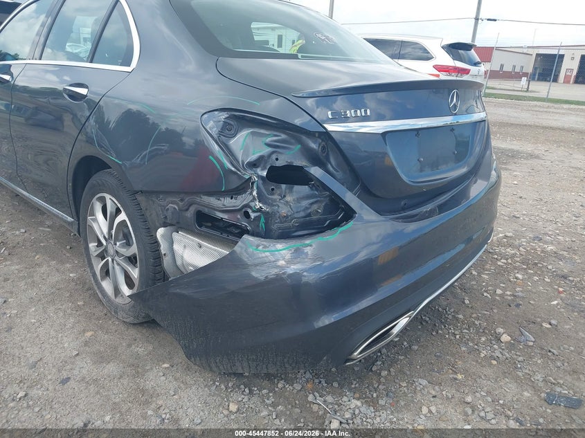 2016 Mercedes-benz C-klasse VIN 55SWF4KB5GU102855 IAAI salvage auction — REAR END, Clear (Wisconsin), sold $2,550 on 2026-07-19 (photo 6)