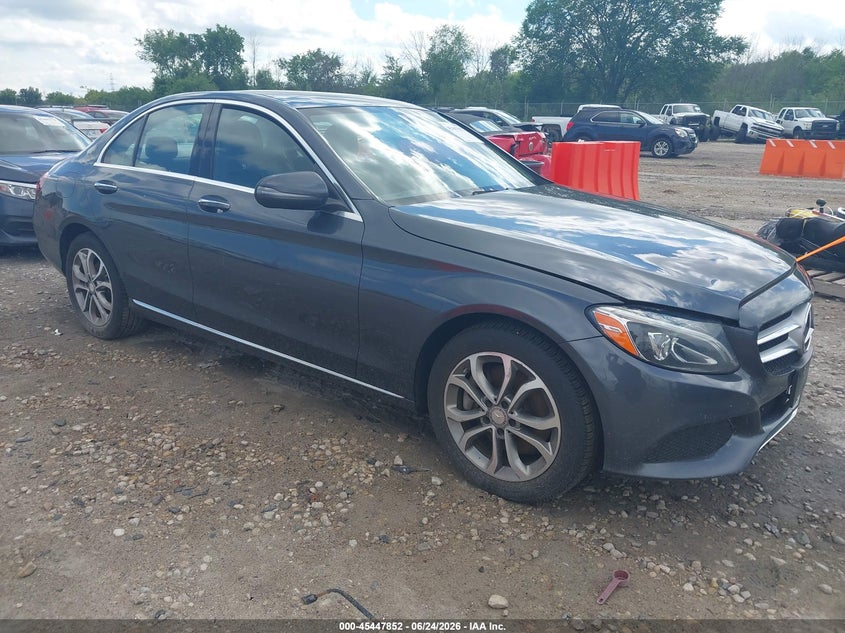 2016 Mercedes-benz C-klasse VIN 55SWF4KB5GU102855 IAAI salvage auction — REAR END, Clear (Wisconsin), sold $2,550 on 2026-07-19 (photo 1)