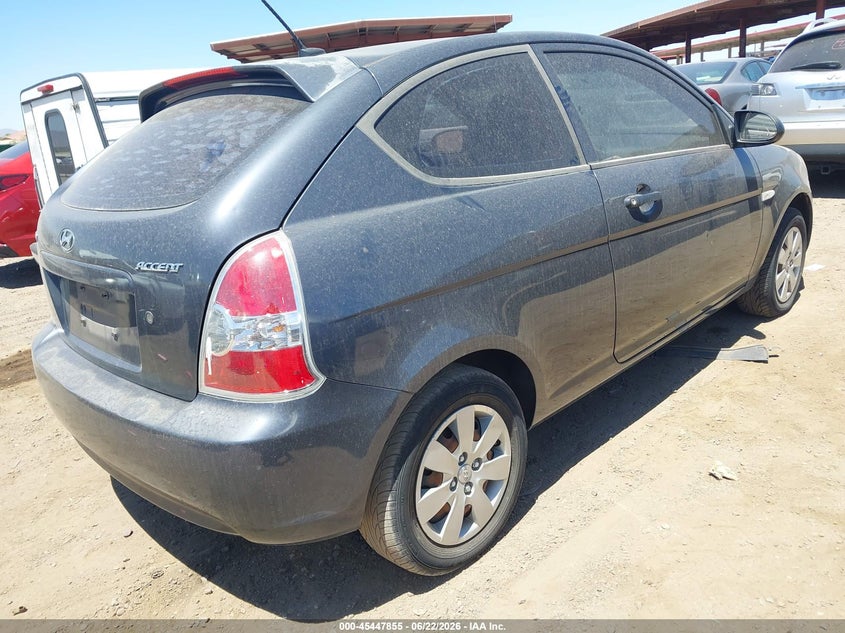 2008 Hyundai Accent VIN KMHCM36C08U083367 IAAI salvage auction — NORMAL WEAR, Clear-Dealer Only (Arizona), sold $325 on 2026-07-21 (photo 4)