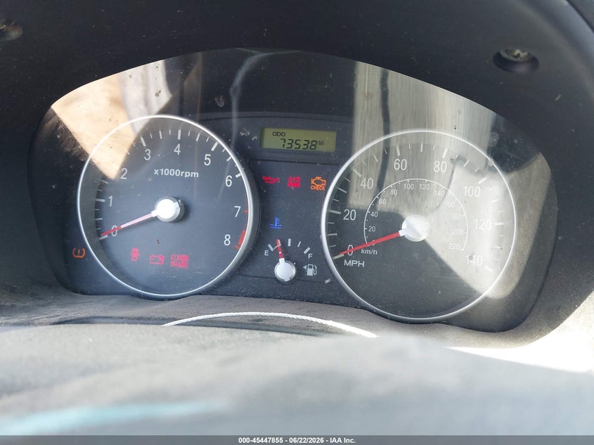 2008 Hyundai Accent VIN KMHCM36C08U083367 IAAI salvage auction — NORMAL WEAR, Clear-Dealer Only (Arizona), sold $325 on 2026-07-21 (photo 7)