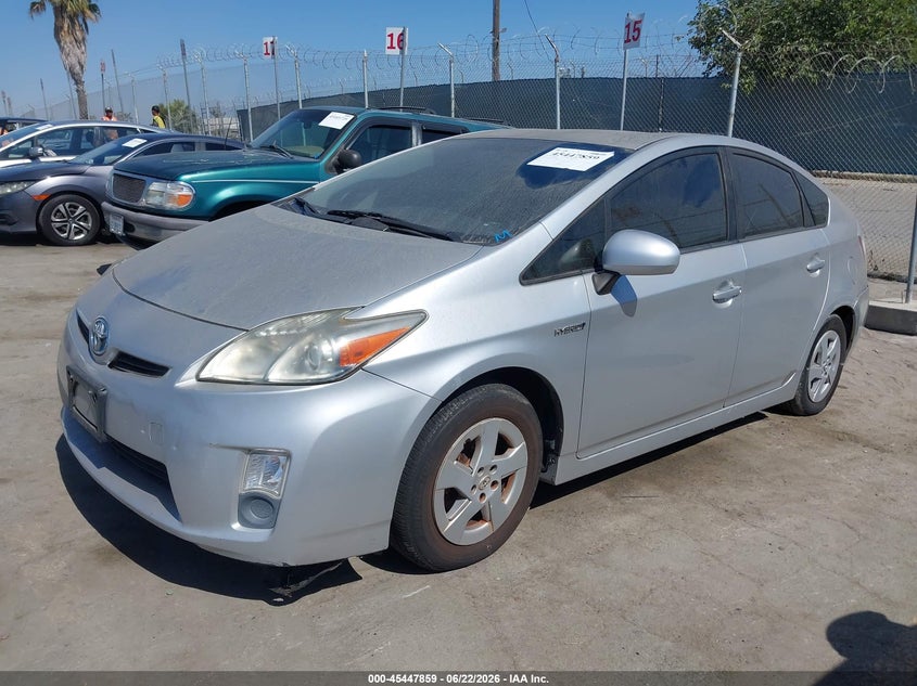 2011 Toyota Prius VIN JTDKN3DU6B1476288 IAAI salvage auction — UNKNOWN, Salvage Title - Dealer (California), sold $1,300 on 2026-07-15 (photo 2)