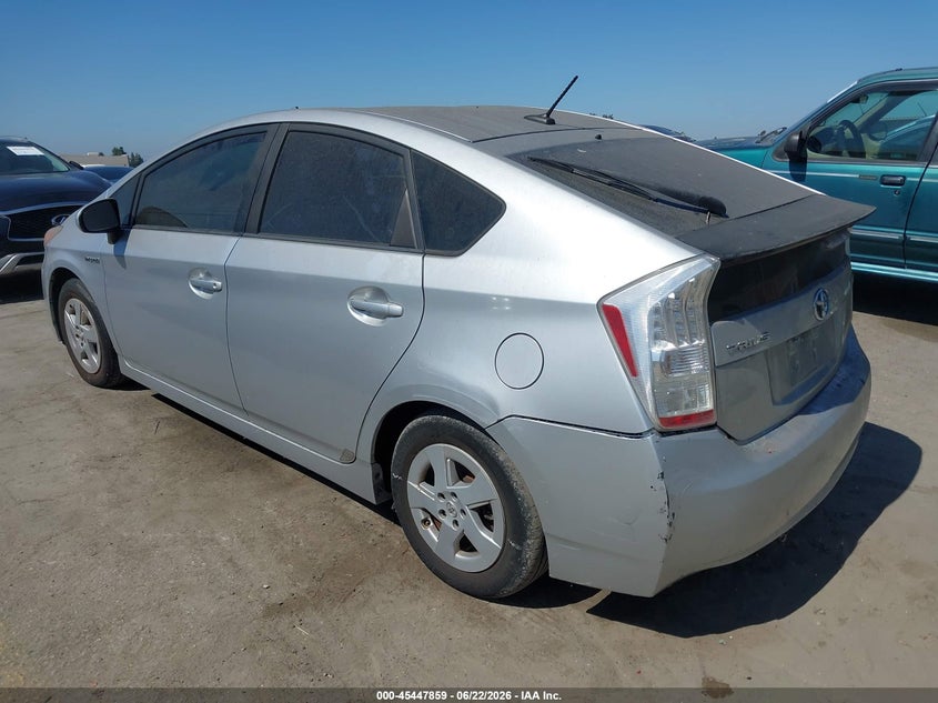 2011 Toyota Prius VIN JTDKN3DU6B1476288 IAAI salvage auction — UNKNOWN, Salvage Title - Dealer (California), sold $1,300 on 2026-07-15 (photo 3)
