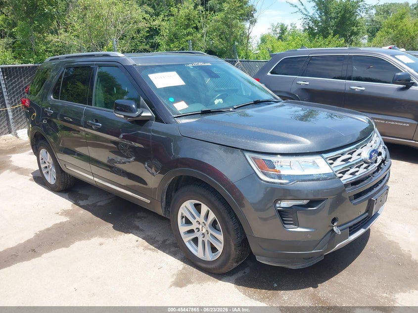 2018 Ford Explorer VIN 1FM5K8D86JGB94679 IAAI salvage auction — FRONT END, Salvage (Missouri), sold $2,650 on 2026-07-20 (photo 1)