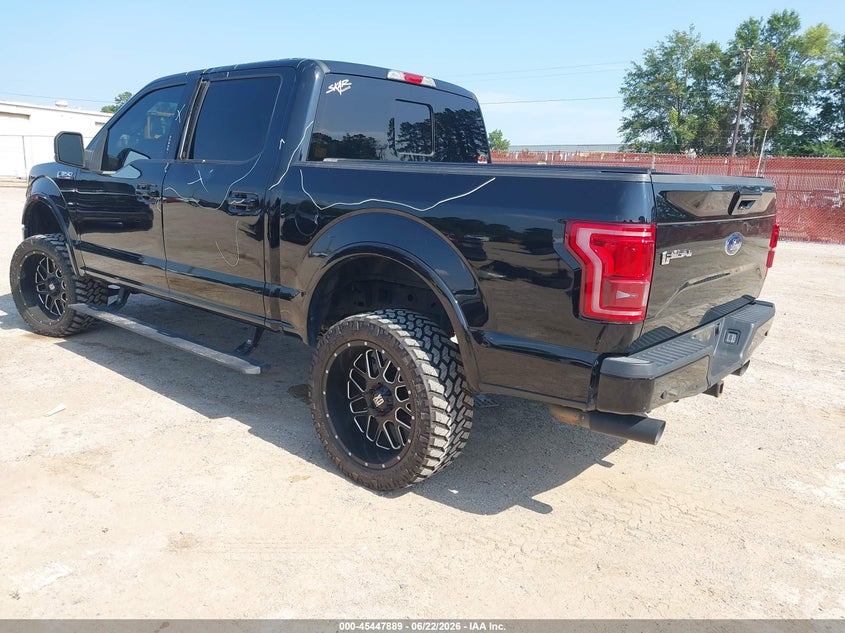 2017 Ford F-150 VIN 1FTEW1EG5HKC57980 IAAI salvage auction — SIDE, Original (Texas), sold $7,600 on 2026-07-29 (photo 3)