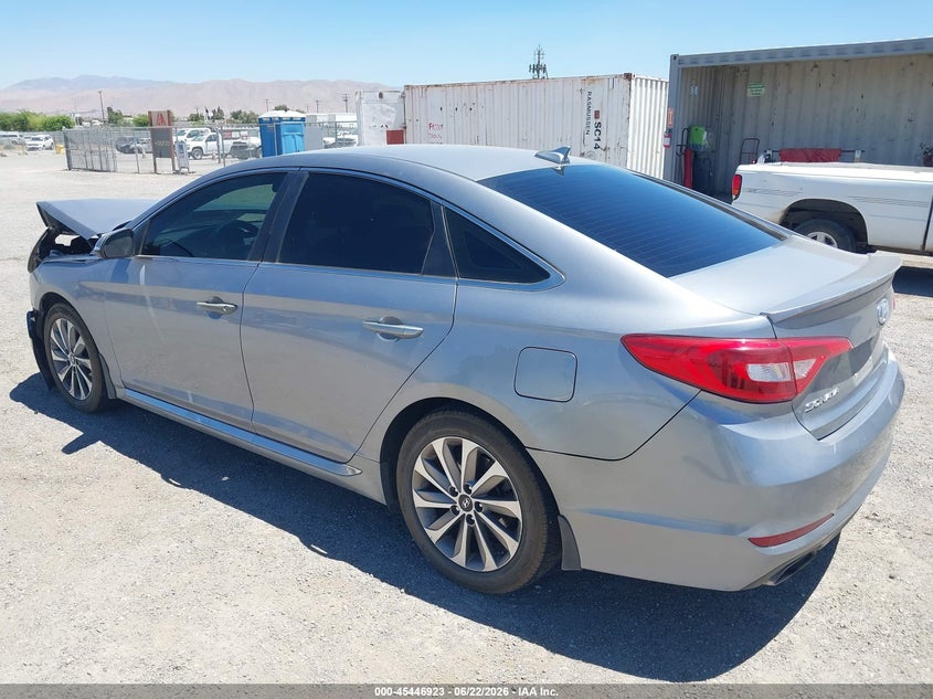 2017 Hyundai Sonata VIN 5NPE34AF7HH513042 IAAI salvage auction — FRONT END, Salvage (California), sold $850 on 2026-07-09 (photo 3)