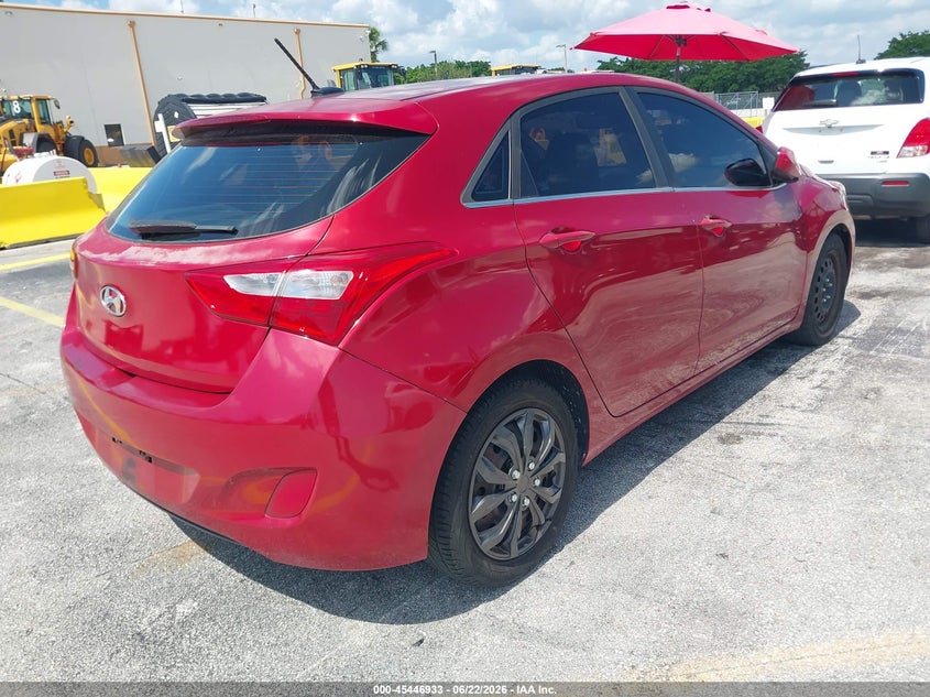 2017 Hyundai Elantra VIN KMHD35LH8HU357482 IAAI salvage auction — LEFT FRONT, Clear (Florida), sold $1,000 on 2026-07-16 (photo 4)