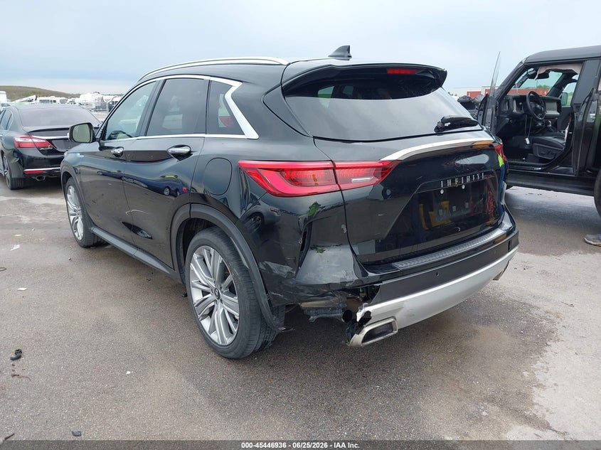 2021 Infiniti Qx50 VIN 3PCAJ5CB6MF101904 IAAI salvage auction — LEFT REAR, Salvage (Nebraska), sold $9,750 on 2026-08-06 (photo 6)