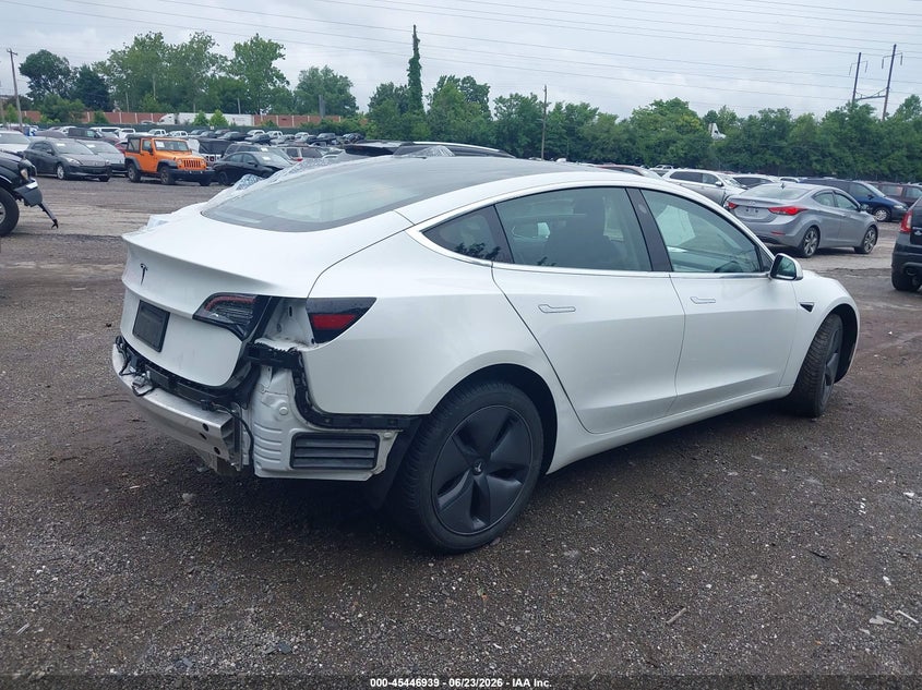2020 Tesla Model 3 VIN 5YJ3E1EA1LF612879 IAAI salvage auction — REAR END, Salvage (Pennsylvania), sold $4,150 on 2026-07-30 (photo 4)