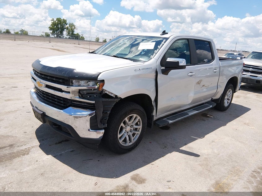 2021 Chevrolet Silverado VIN 3GCUYDED8MG386780 IAAI salvage auction — LEFT FRONT, Salvage Title, sold $9,100 on 2026-07-31 (photo 2)