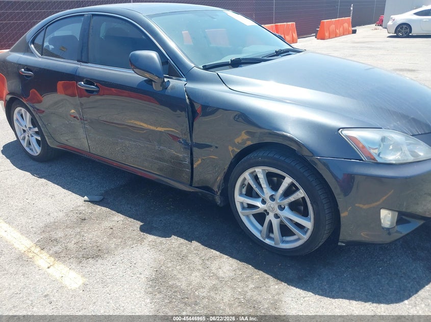 2007 Lexus Is 250 VIN JTHBK262675027710 IAAI salvage auction — RIGHT SIDE, Salvage (California), sold $3,025 on 2026-07-20 (photo 6)
