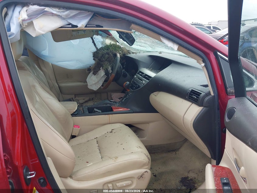 2010 Lexus Rx 450h VIN JTJBC1BA4A2013929 IAAI salvage auction — ROLLOVER, Salvage (Missouri), sold $975 on 2026-07-30 (photo 5)