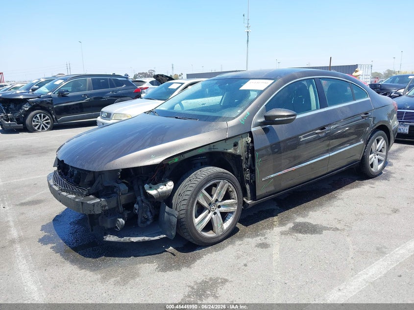 2017 Volkswagen Passat cc VIN WVWKP7ANXHE500611 IAAI salvage auction — LEFT FRONT, Salvage (California), sold $2,200 on 2026-07-09 (photo 2)
