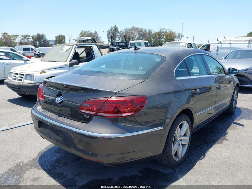 2017 Volkswagen Passat cc VIN WVWKP7ANXHE500611 IAAI salvage auction — LEFT FRONT, Salvage (California), sold $2,200 on 2026-07-09 (photo 4)