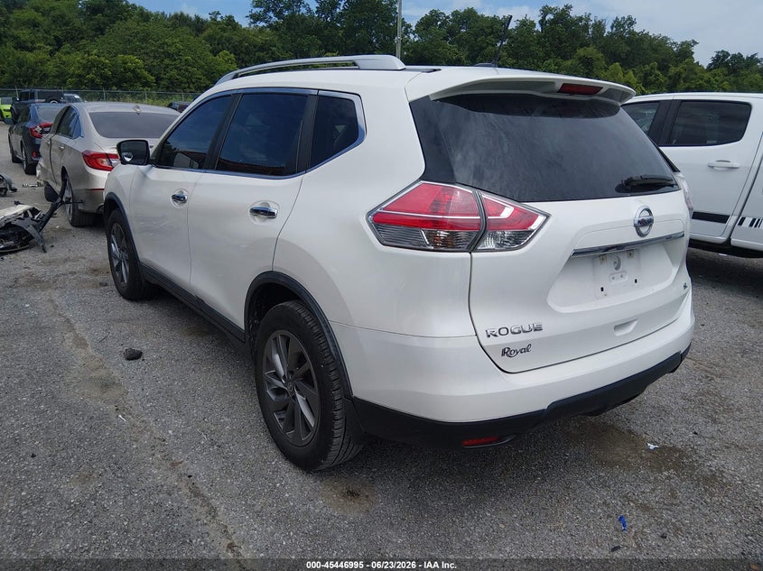 2016 Nissan Rogue VIN KNMAT2MT0GP737843 IAAI salvage auction — FRESH WATER, Salvage (Louisiana), sold $1,900 on 2026-07-14 (photo 3)