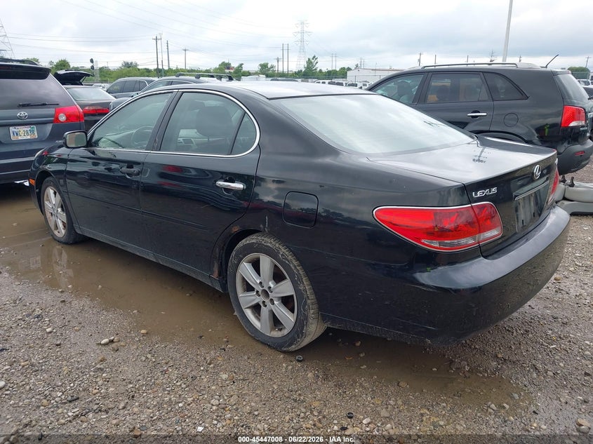 2005 Lexus ES VIN JTHBA30G655062077 IAAI salvage auction — NORMAL WEAR, Original (Ohio), sold $325 on 2026-07-30 (photo 3)