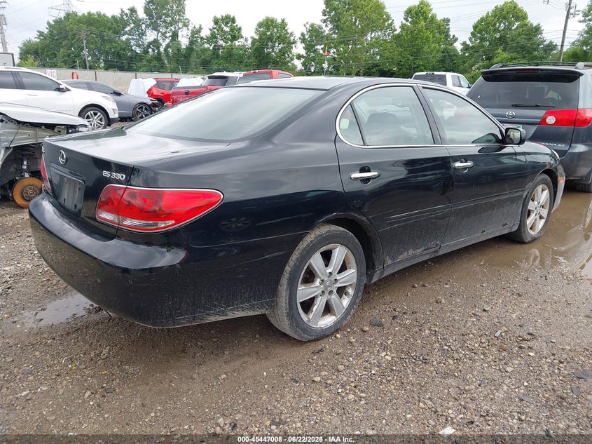 2005 Lexus ES VIN JTHBA30G655062077 IAAI salvage auction — NORMAL WEAR, Original (Ohio), sold $325 on 2026-07-30 (photo 4)