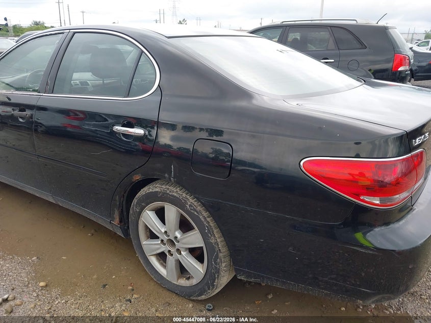 2005 Lexus ES VIN JTHBA30G655062077 IAAI salvage auction — NORMAL WEAR, Original (Ohio), sold $325 on 2026-07-30 (photo 6)