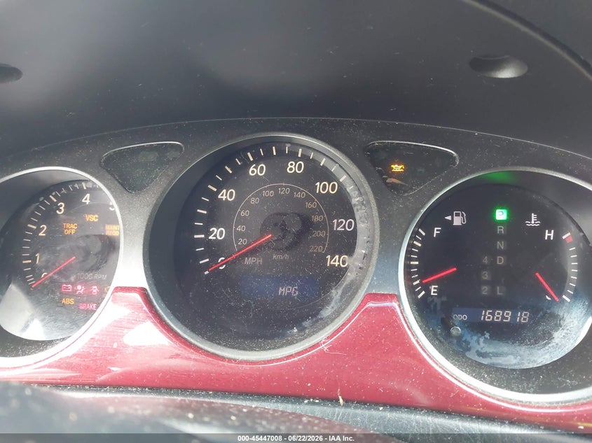 2005 Lexus ES VIN JTHBA30G655062077 IAAI salvage auction — NORMAL WEAR, Original (Ohio), sold $325 on 2026-07-30 (photo 7)
