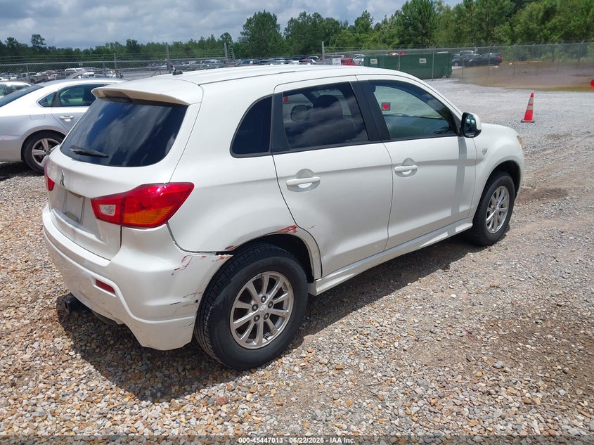 2011 Mitsubishi Outlander sport VIN JA4AP3AU9BZ005841 IAAI salvage auction — REAR END, Salvage (Alabama), sold $1,400 on 2026-07-17 (photo 4)
