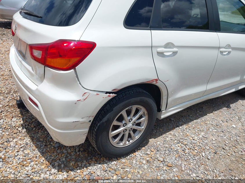 2011 Mitsubishi Outlander sport VIN JA4AP3AU9BZ005841 IAAI salvage auction — REAR END, Salvage (Alabama), sold $1,400 on 2026-07-17 (photo 6)