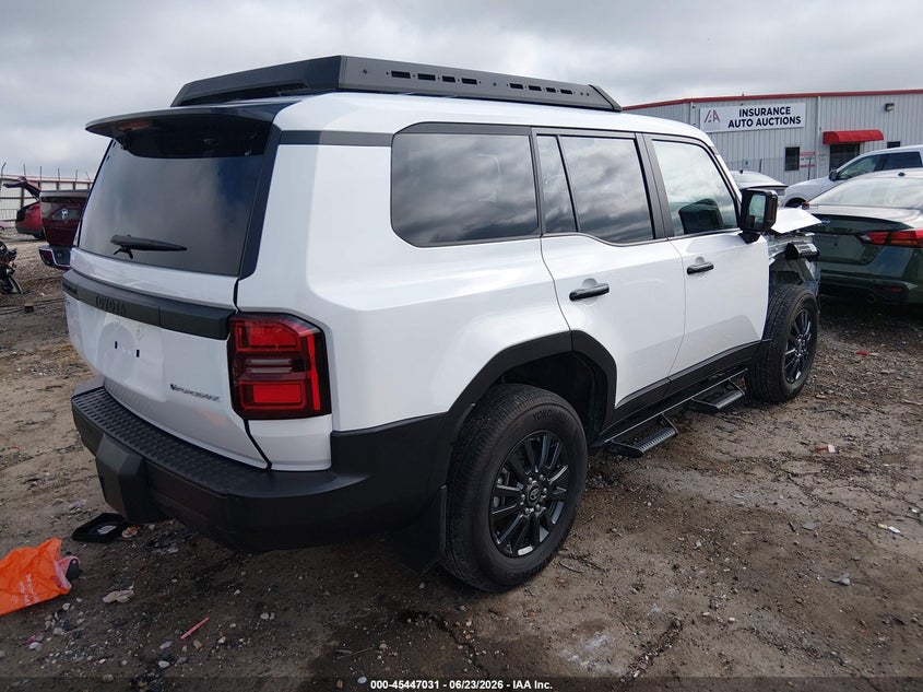 2025 Toyota Land cruiser VIN JTEABFAJ6SK036044 IAAI salvage auction — FRONT END, Clear (Arkansas), sold $20,100 on 2026-07-27 (photo 4)