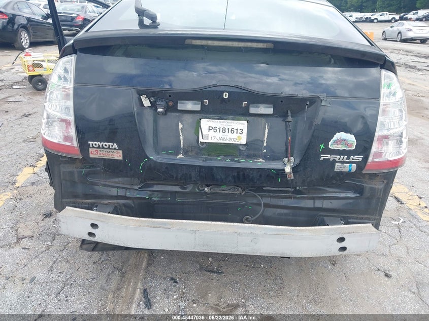 2007 Toyota Prius VIN JTDKB20U973286523 IAAI salvage auction — REAR END, Salvage (Georgia), sold $25 on 2026-07-29 (photo 6)