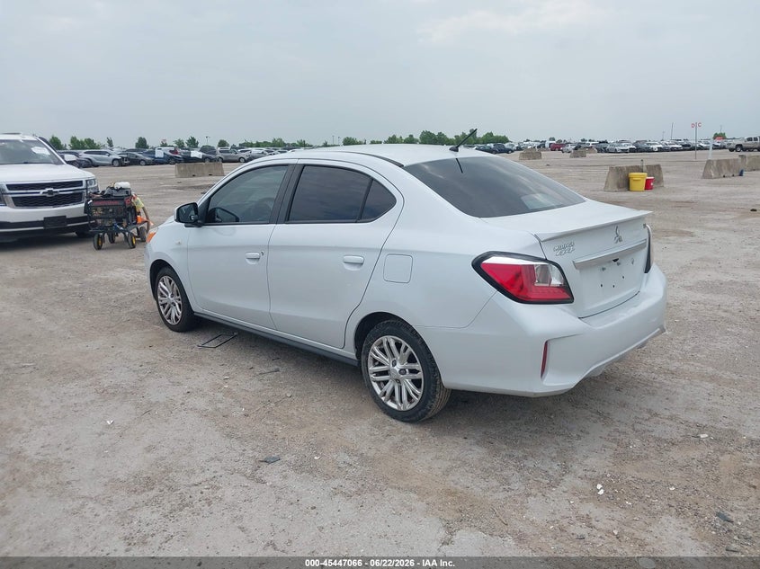 2021 Mitsubishi Mirage VIN ML32FUFJ9MHF07488 IAAI salvage auction — RIGHT SIDE, Salvage Title, sold $2,150 on 2026-07-17 (photo 3)