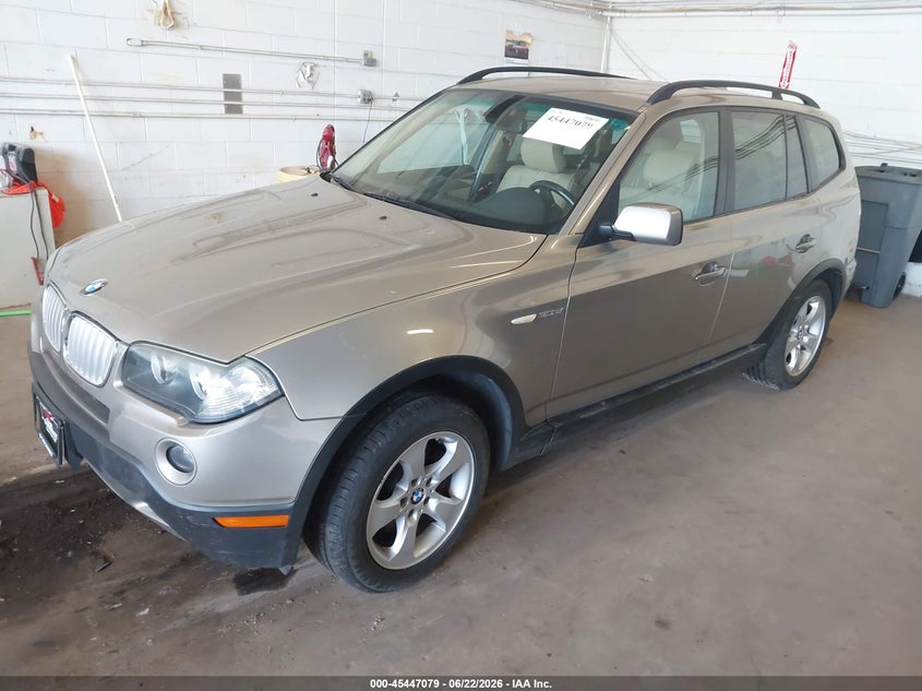 2007 BMW X3 VIN WBXPC93477WF08505 IAAI salvage auction — NORMAL WEAR, Clear (Minnesota), sold $350 on 2026-07-22 (photo 2)
