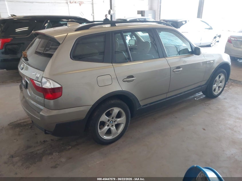 2007 BMW X3 VIN WBXPC93477WF08505 IAAI salvage auction — NORMAL WEAR, Clear (Minnesota), sold $350 on 2026-07-22 (photo 4)