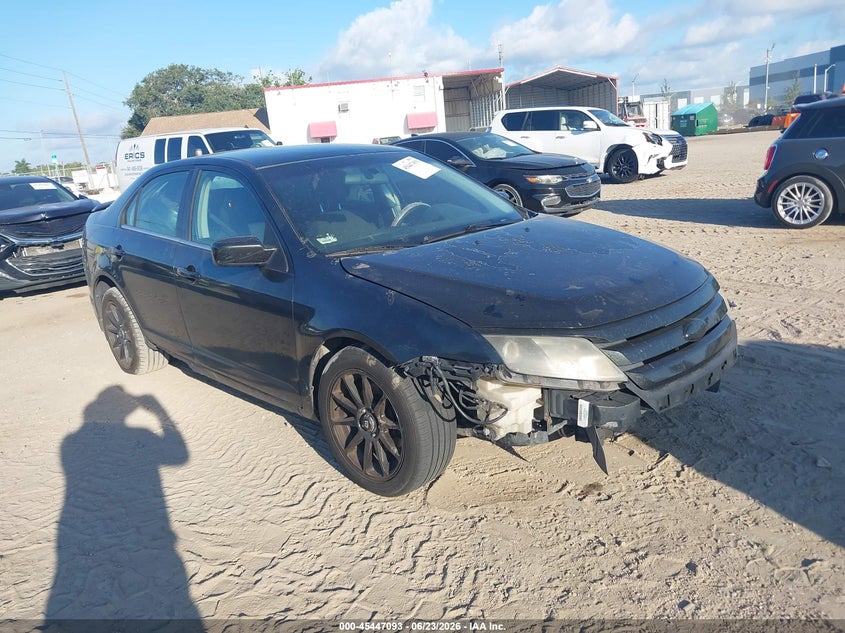 2010 Ford Fusion VIN 3FAHP0HA4AR128468 IAAI salvage auction — FRONT END, Rebuildable (Florida), sold $325 on 2026-07-10 (photo 1)