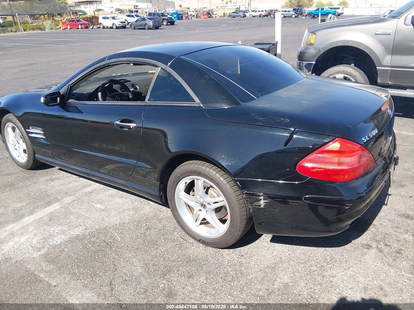 2005 Mercedes-benz Sl-class VIN WDBSK75F45F106477 IAAI salvage auction — NORMAL WEAR, Clear (Nevada), sold $575 on 2026-07-31 (photo 3)