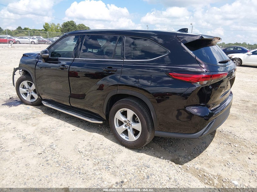 2021 Toyota Highlander VIN 5TDZZRAH2MS031601 IAAI salvage auction — FRONT END, Salvage (Georgia), sold $7,200 on 2026-07-30 (photo 3)