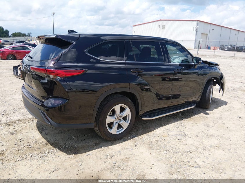 2021 Toyota Highlander VIN 5TDZZRAH2MS031601 IAAI salvage auction — FRONT END, Salvage (Georgia), sold $7,200 on 2026-07-30 (photo 4)